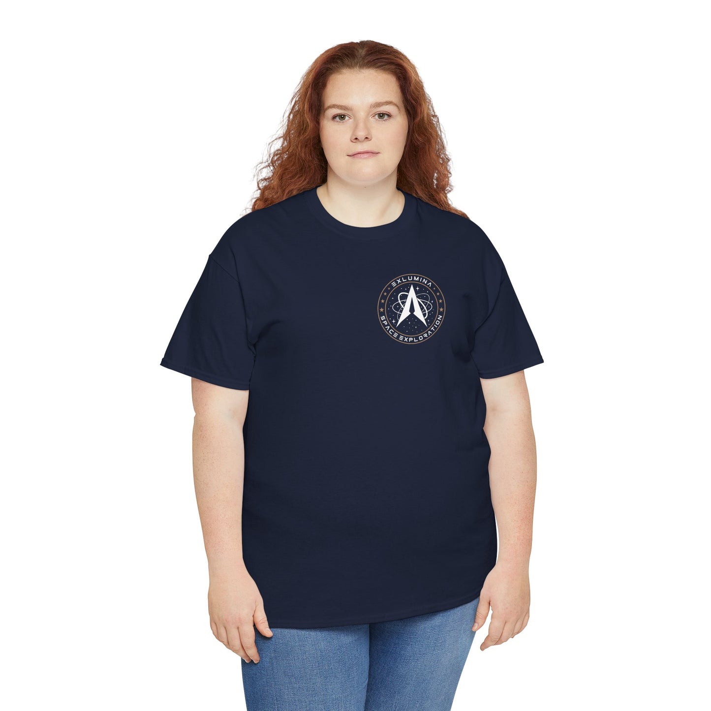 Exlumina Patch T-Shirt – Navy