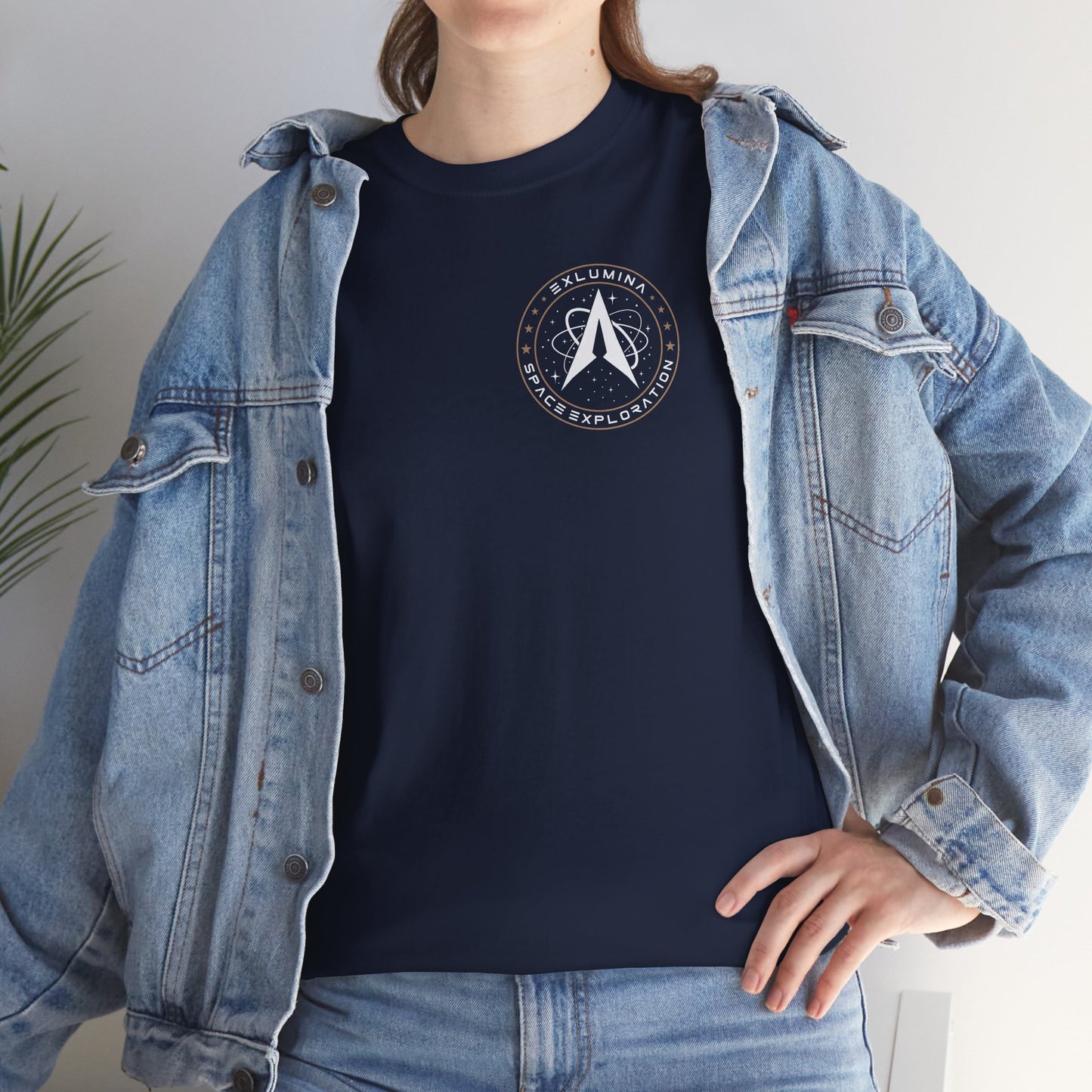 Exlumina Patch T-Shirt – Navy