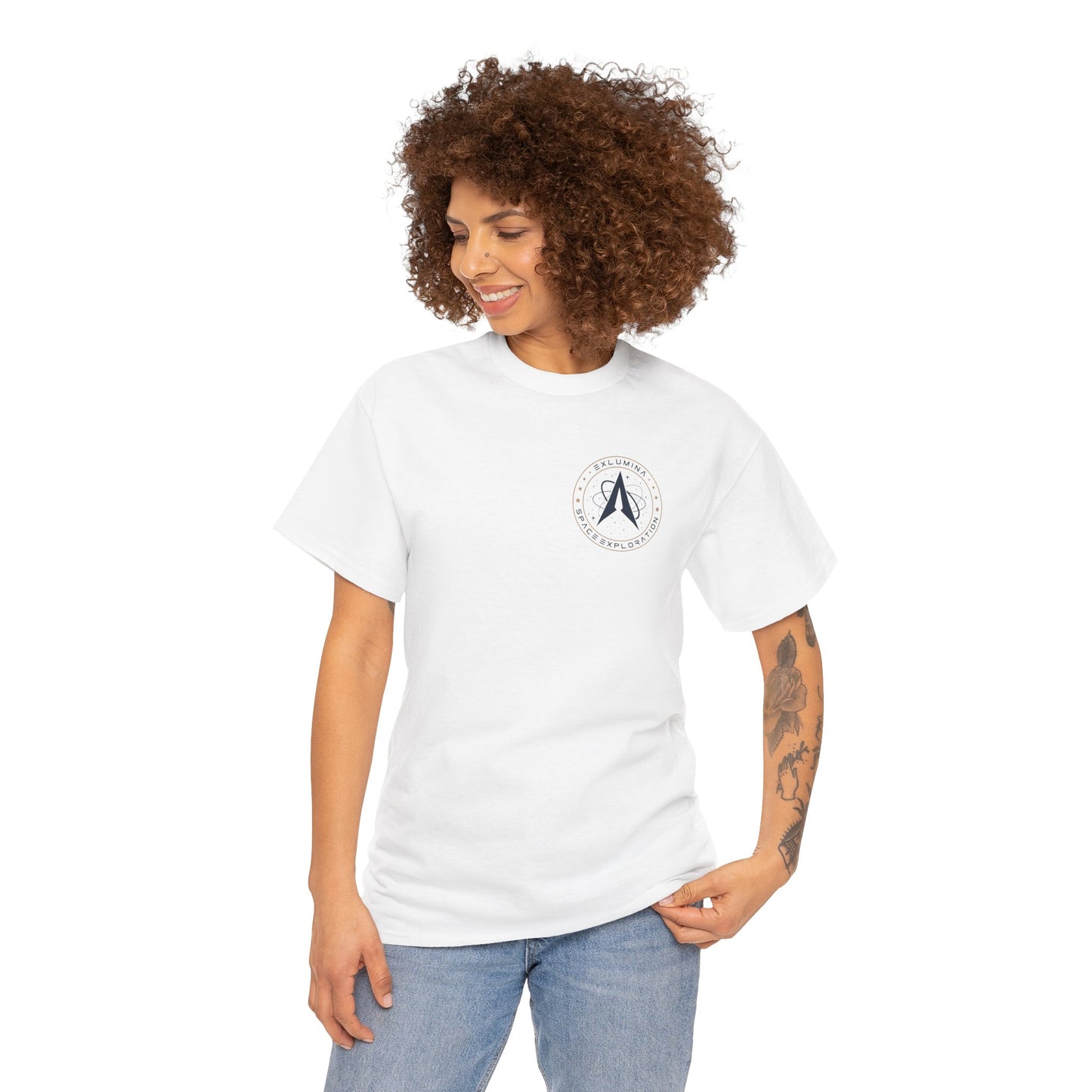 Exlumina Patch T-Shirt – White
